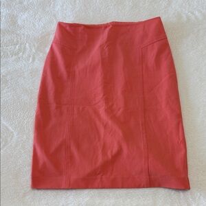 New York & Company Vibrant peach Pencil Skirt